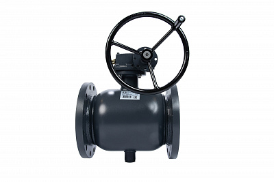065N0271GR RJIP Premium Кран шаровой FF DN350 PN16 WG (фланцевый, с редуктором, С/П), Ридан